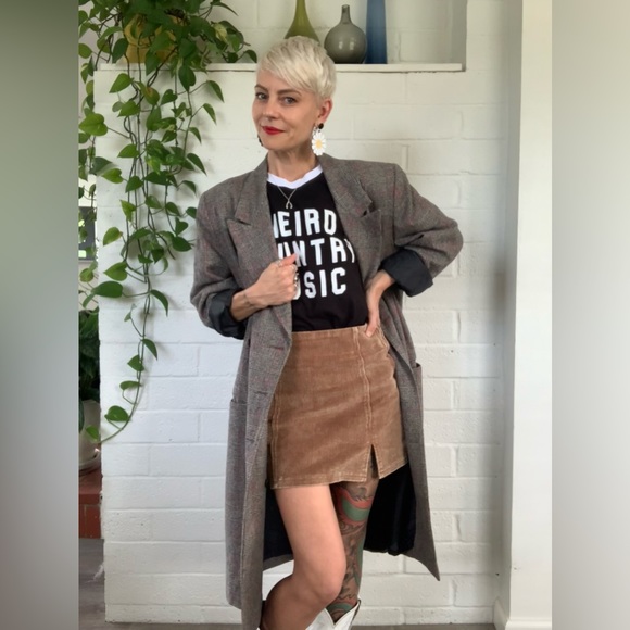 Incredible vintage 1990s Brooks Brothers Grey Wool Double Breasted Overcoat - Picture 2 of 12